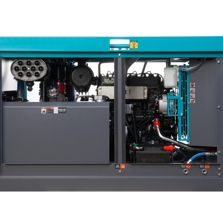 Master Blast MB-185B-7+AC винтовой дизельный компрессор