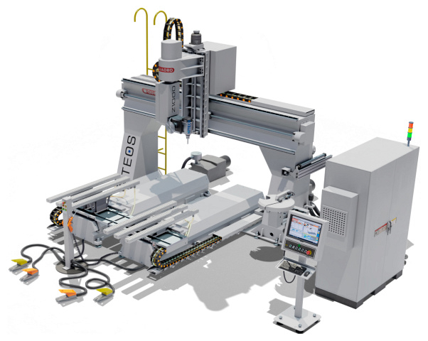 Пятиосевой обрабатывающий центр QUADRO TEOS Z-1000
