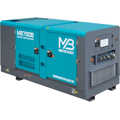 Master Blast MB-750B-21 винтовой дизельный компрессор