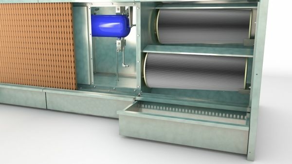 Кабина для шлифовки изделий, ширина рабочей зоны 3м