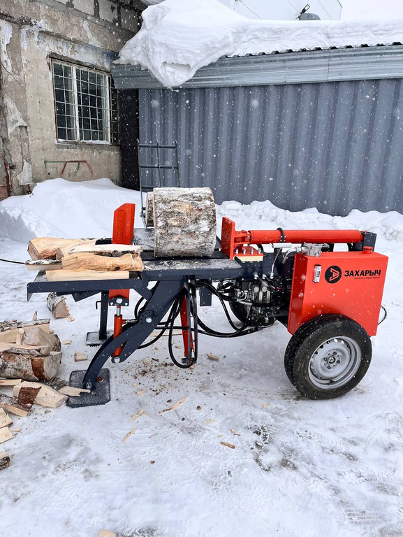 Бензиновый дровокол Захарыч 9 тонн 20 л.с.