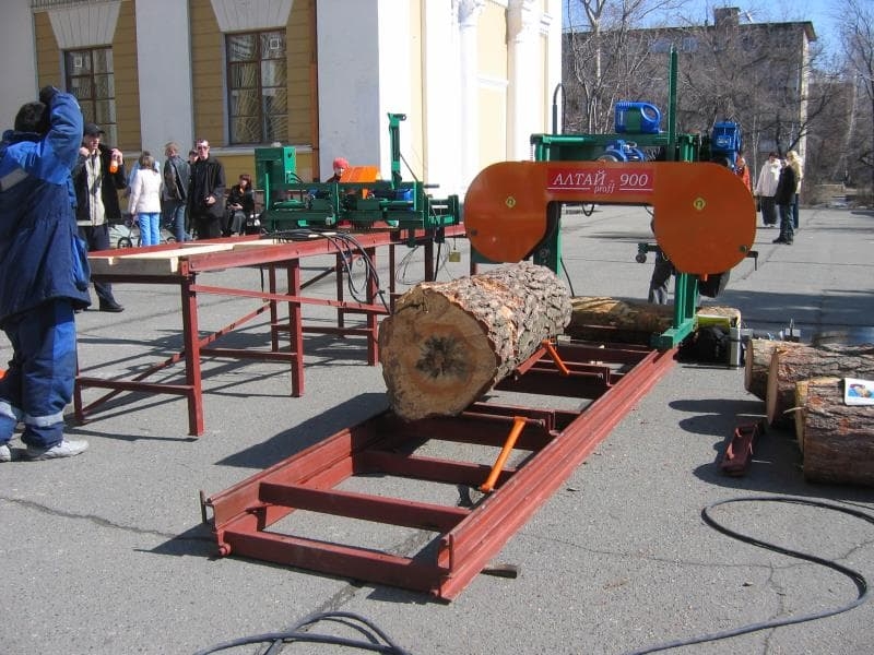 Пилорама ленточная горизонтальная Алтай 900prof