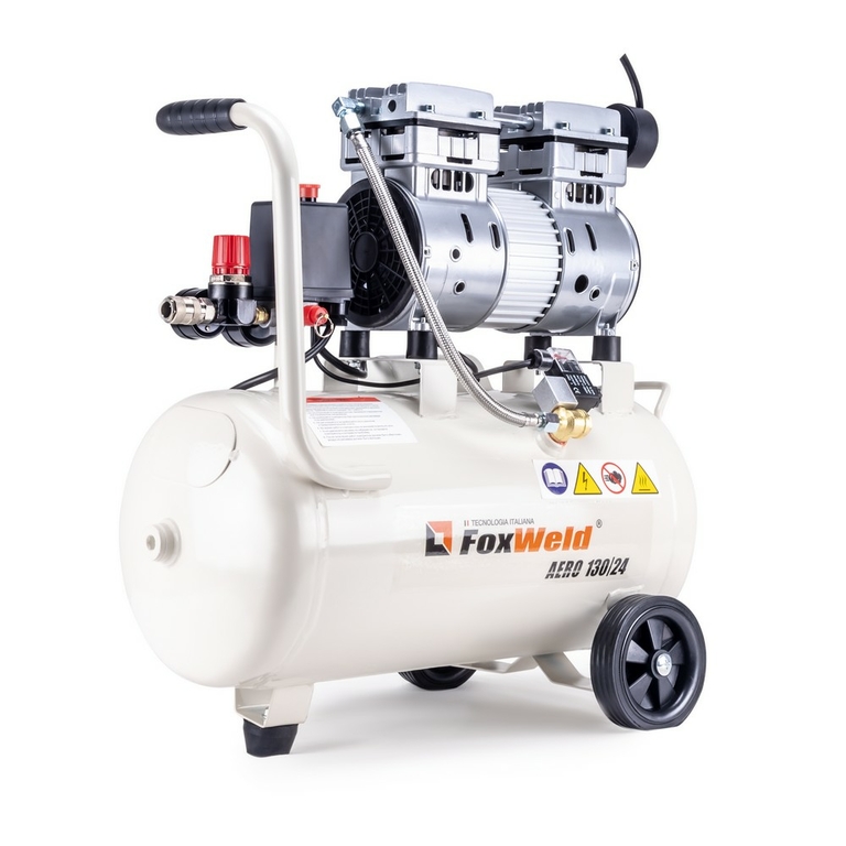 Безмасляный коаксиальный компрессор AERO 130/24 oil-free (пр-во FoxWeld/КНР)