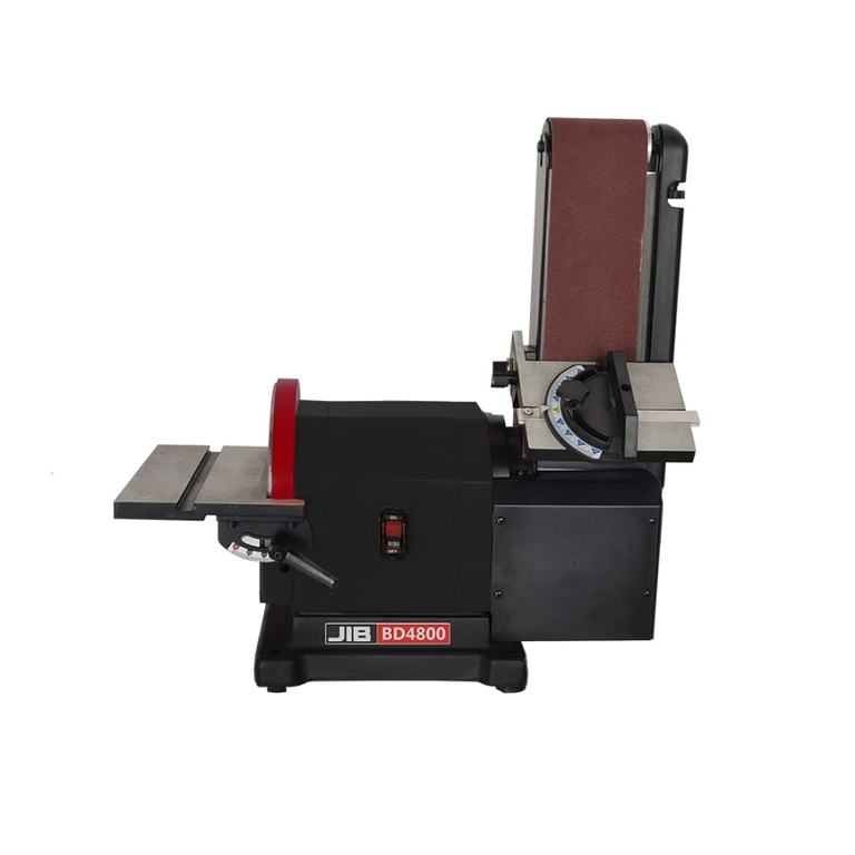 Тарельчато- ленточный шлифовальный станок jib bd4800  мощность двигателя 0,5 квт диск 203 мм / лента 914 х 100 мм встроенное пылеудаление  2