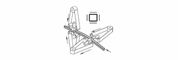 Четырехсторонний шлифовальный станок проходного типа для  криволинейных и прямолинейных брусковых деталей LIGA GB-625-R4-80S