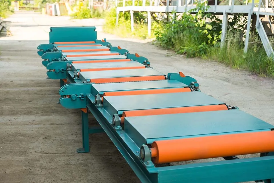 Рольганг с цепным сбросом CRONVER RS-S6