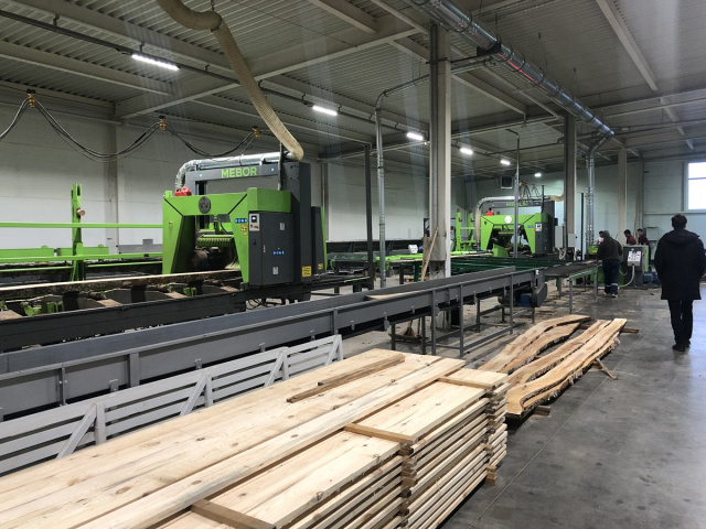 Широколенточная пилорама Mebor HTZ 1100 PRO