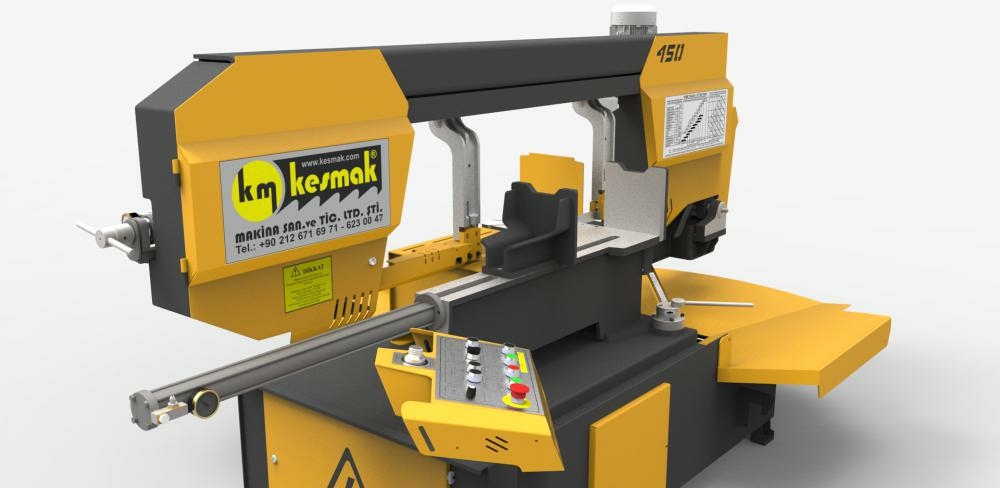 Полуавтоматический ленточнопильный станок Kesmak KMY DG 450