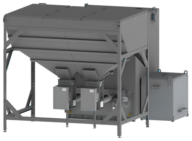 Котел пеллетный с двумя шнеками EcoWood 250 R