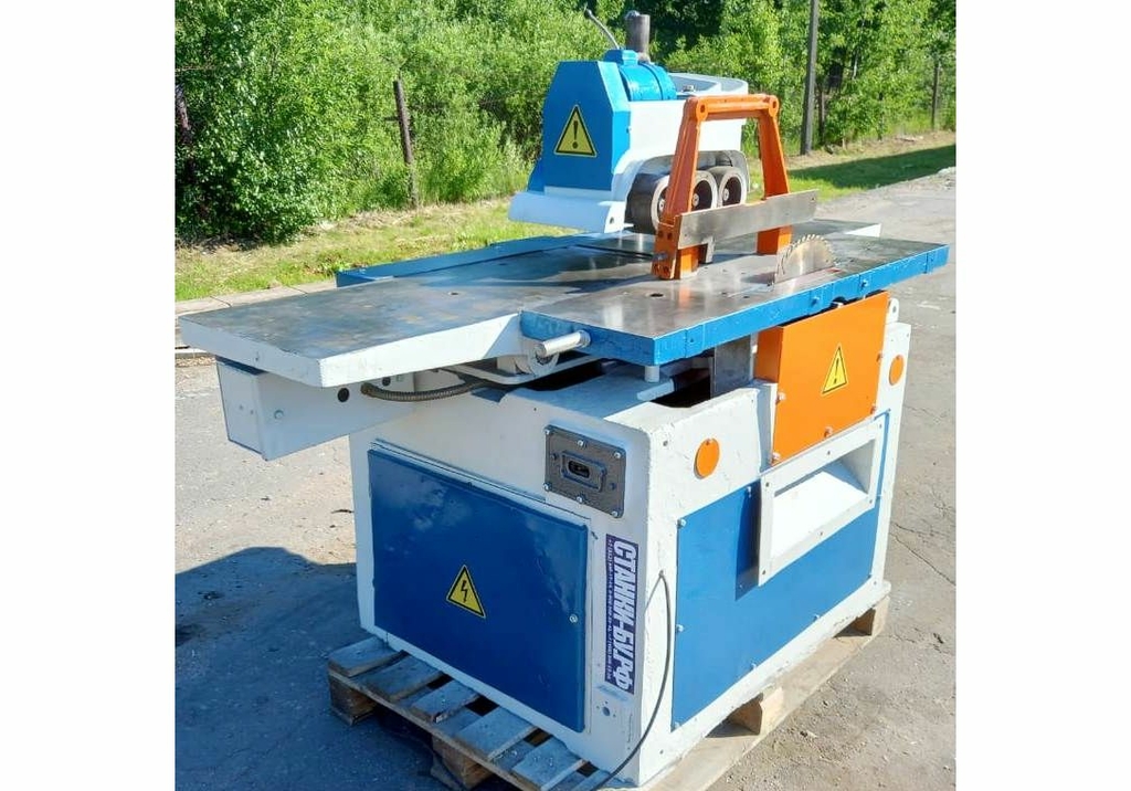 Комбинированный станок КСМ-1 бу (циркулярка, фуганок) с автоподатчиком