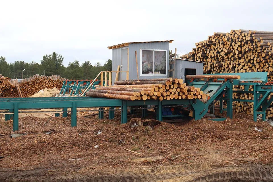 Разобщитель бревна с эстакадой Cronver RL-V (высокий)