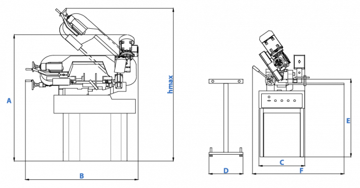 Станок ленточнопильный Cuteral PSM 220 M PRATIK