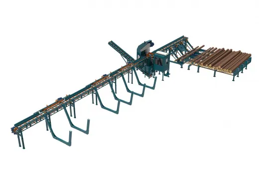 Раскряжевочно - дровокольная линия Cronver DRS 1250