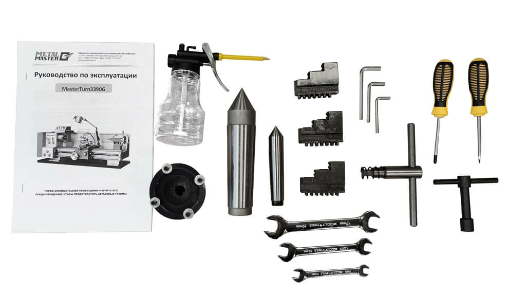 Настольный токарный станок Metal Master MasterTurn 3390G