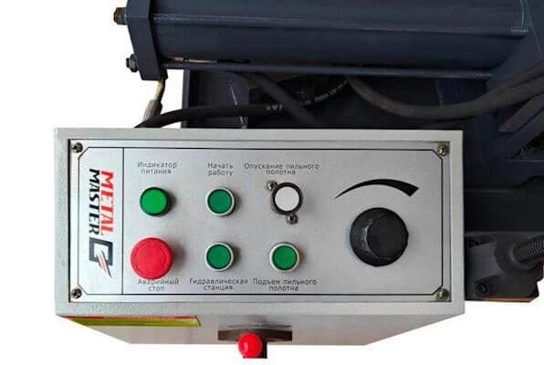 Полуавтоматический ленточнопильный станок MetalMaster MGH-400 Z60