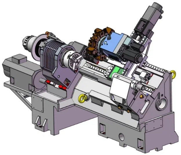Токарный станок ЧПУ с наклонной станиной MetalTec NEXUS 55MY