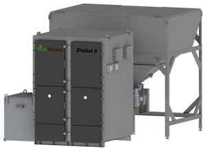 Котел пеллетный с двумя шнеками EcoWood 150 R