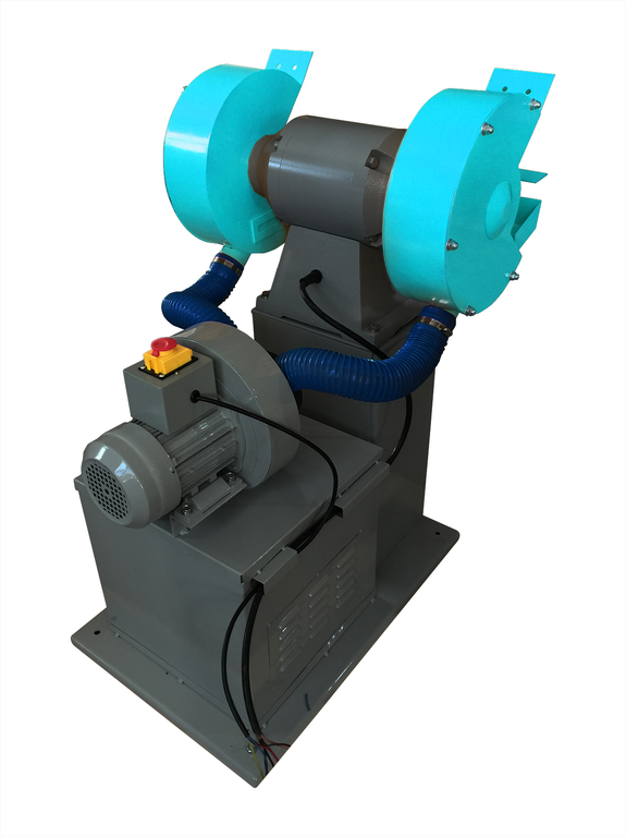 Двухдисковый шлифовальный станок с пылесосом AURA NM-300DC (60300300)