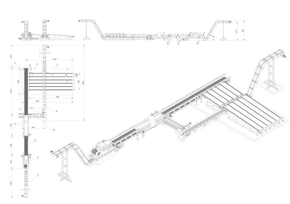 Линия измельчения горбыля и бревна CRONVER MRB 315