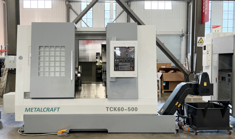 Горизонтальные токарные станки MetalCraft с ЧПУ TCK60-500 с люнетом (TCK60-500.F15/18,5.A2-8.12К.254T.L)
