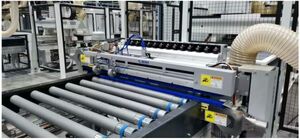 Комбинированная автоматическая щеточная система очистки заготовок от пыли MCS01M