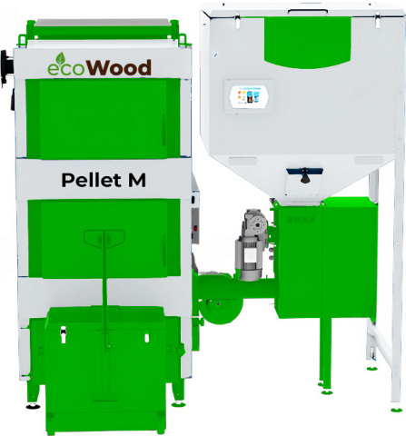 Котел пеллетный с двумя шнеками EcoWood Pellet 300 M