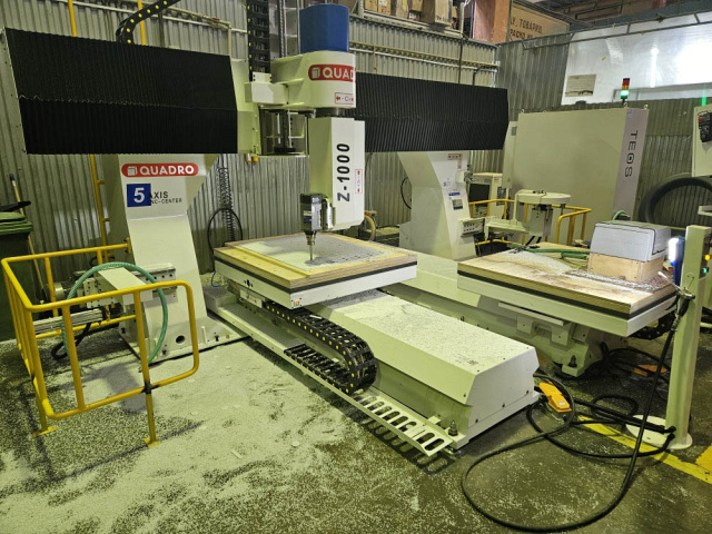 Пятиосевой обрабатывающий центр QUADRO TEOS Z-1000 ATC (2+1)