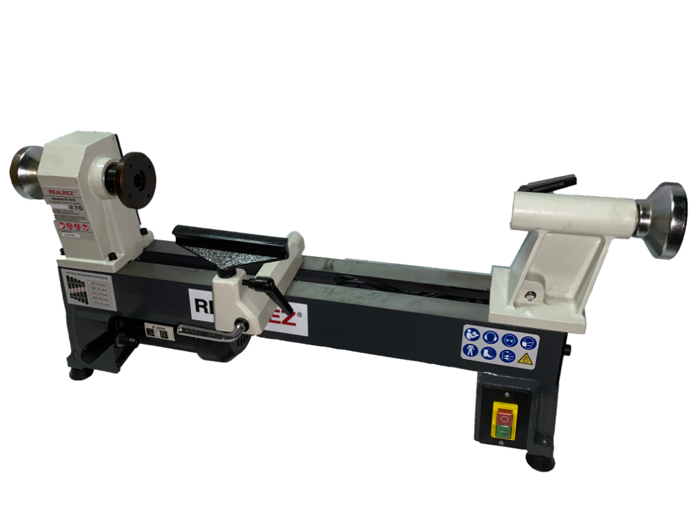 ТОКАРНЫЙ СТАНОК ПО ДЕРЕВУ REALREZ R-1018 370 W