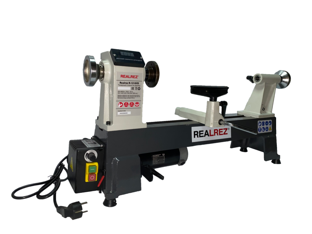 Токарный станок REALREZ R 1218VD 550 W