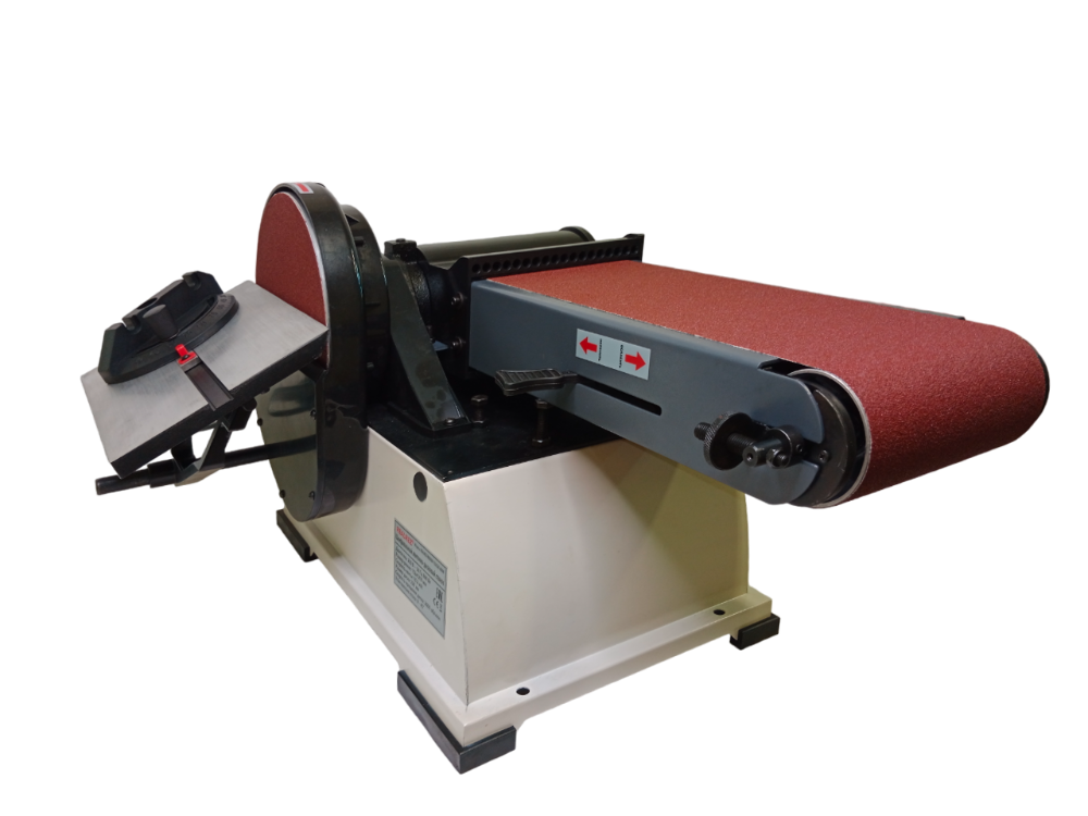 Ленточно-дисковый шлифовальный станок REALREZ RBDX69 152/228, 800W