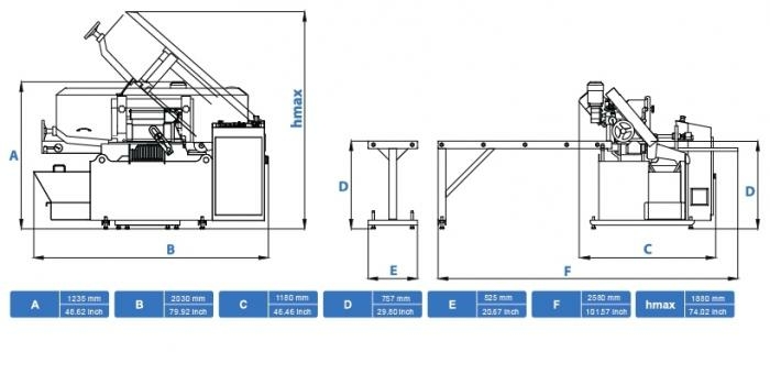 Станок ленточнопильный автоматический Cuteral PAR 300
