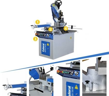 Станок ленточнопильный полуавтоматический Cuteral PSM 220/330 DM