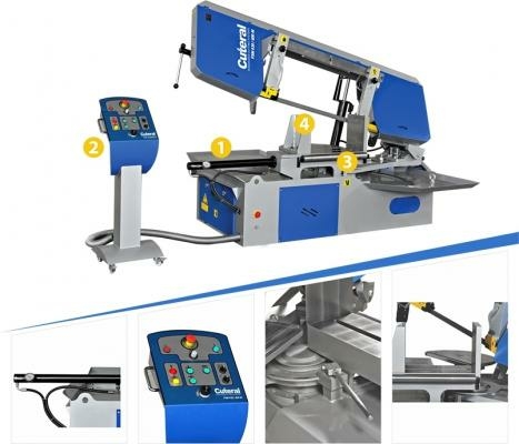 Станок ленточнопильный полуавтоматический Cuteral PSM 420/600 M