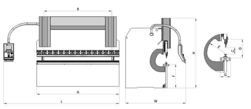 Листогибочный пресс с ЧПУ Ermaksan Power Bend PRO 3100-175