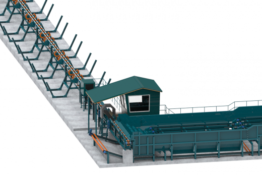 Линия сортировки бревна Cronver LSB 600