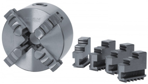Прецизионный четырехкулачковый токарный патрон Optimum CI4P  ? 125 мм