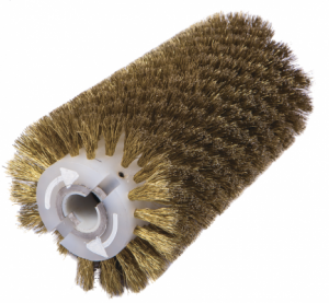 Брашировальная щетка валик  ⌀130х410 мм, ворс кордовый стальной латунированный  ⌀0,3 мм (RB.JWDS1632.TRE)