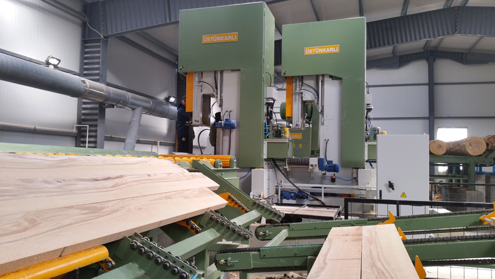 Вертикальные пилорамы Ustunkarli серия UHM - Тандем