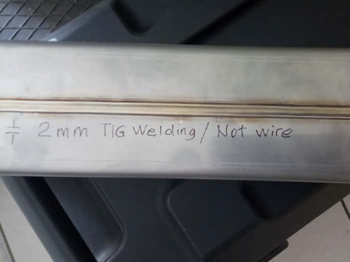 Стыковая шовная сварка HRD125 с источником FRONIUS TIG 170, присадочной проволокой и чиллером
