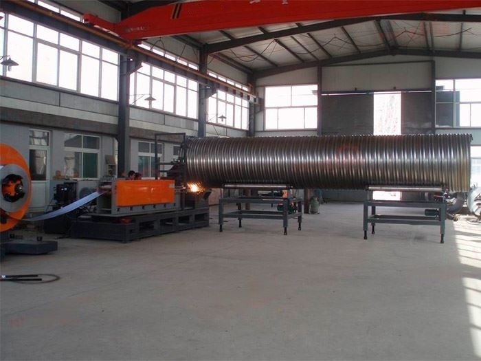 Станок для производства спиральных гофрированных водопропускных труб PF-5000