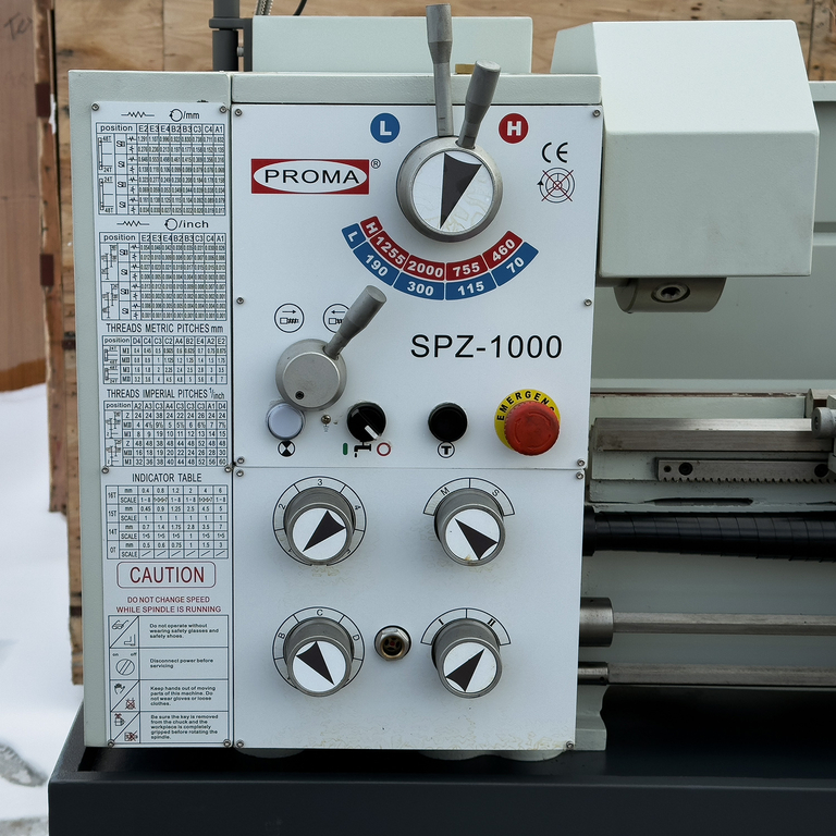 Универсальный токарный станок с УЦИ Proma SPZ-1000