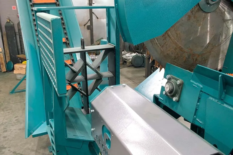 Раскряжевочно - дровокольная линия Cronver DRS 1250