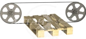 Станок ленточнопильный для разбора поддонов Алтай Л-1200-РП