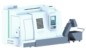 Токарный станок с наклонной станиной T55S с приводным инструментом и контршпинделем с ЧПУ