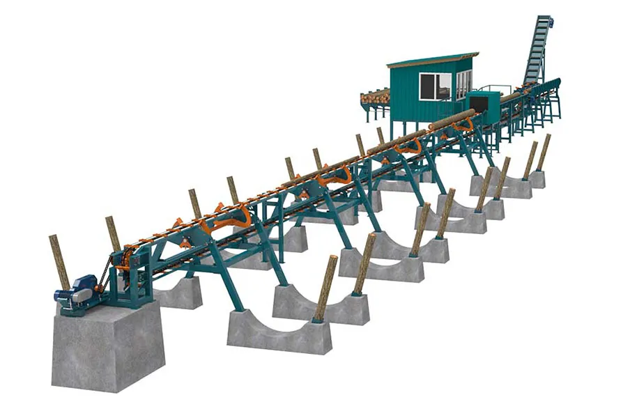 Линия сортировки бревна Cronver LSB 300