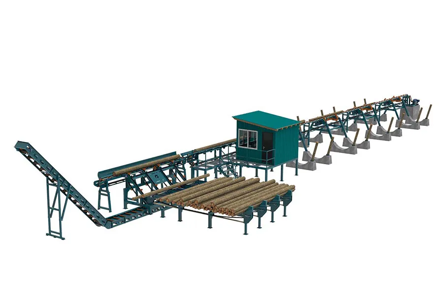 Линия сортировки бревна Cronver LSB 300
