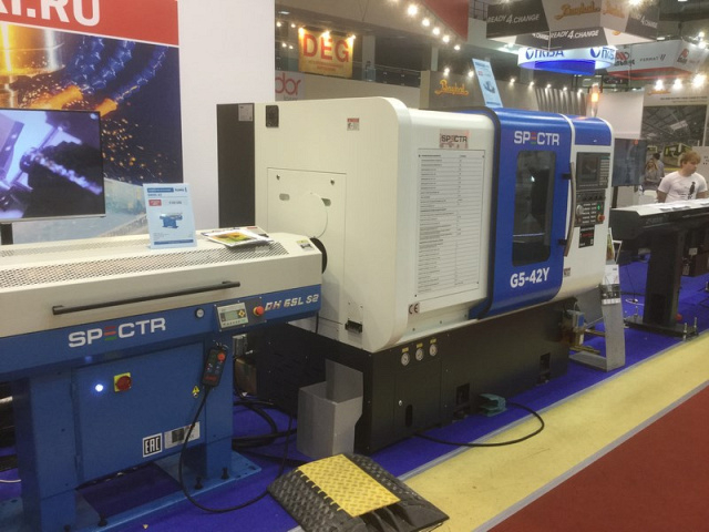 Токарно-фрезерный центр с ЧПУ SPECTR G5 - 60YS + противошпиндель