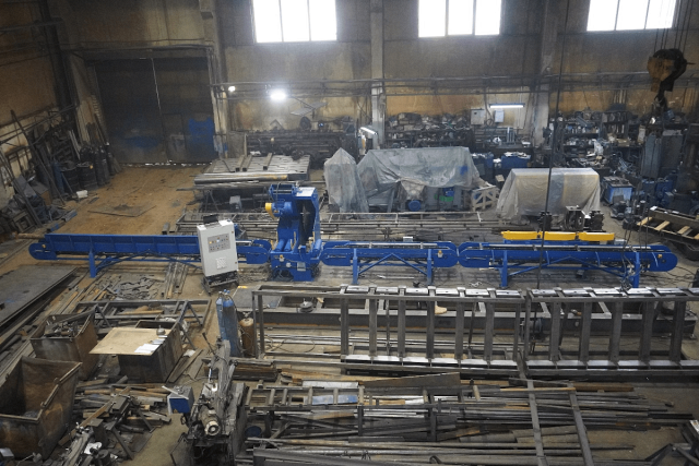 Линия раскряжевки бревен на базе торцовки EcoWood LCC-1100