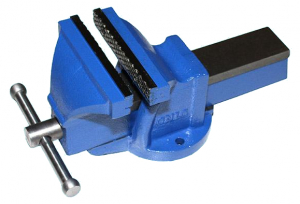 Тиски Слесарные 100 мм (4") стальные неповоротные облегченные без наковальни (LT96304) "CNIC" (упакованы по 4шт.)