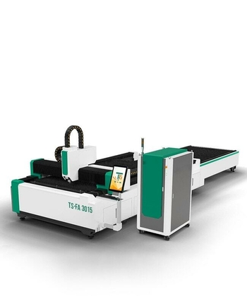 Станок лазерной резки по металлу со сменным столом FIBER TS 1530 FA 3000 Вт (сварная станина)